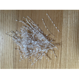 Поліпропіленова фібра 40 мм для бетонних конструктивів доріг