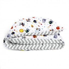 Підліткова підковдра Cosas ASTRONAUT Ранфорс 155х215 см Білий