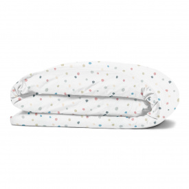Двоспальна підковдра Cosas COLORFUL BLOTS Ранфорс 180х220 см Білий
