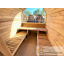 Баня бочка овальна 4х2,3м з термобруса з санвузлом Fassauna Thermowood Production Костопіль