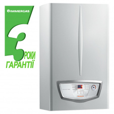 IMMERGAS Eolo Mythos 24 2E Газовий двоконтурний котел модель Turbo 24 кВт + труба