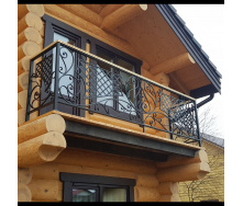 Балкон кованый прочный металлический Legran