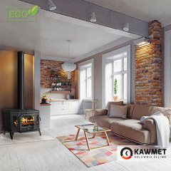 Чугунная печь KAWMET P7 LB 10,5 кВт ECO 775х655х525 мм Ровно
