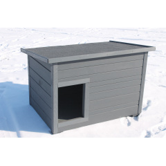 Будка для пса Bud LX 115x80x80 см DREVUS графит (3025) Киев