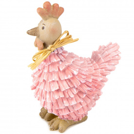 Фигурка интерьерная Pink hen 14 см Lefard AL117975