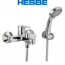 Смеситель для ванны короткий нос HESBE MARCO EURO (Chr-009)