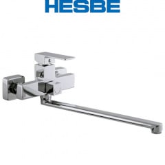 Смеситель для ванны длинный нос HESBE MILLER EURO (Chr-006) Черкассы