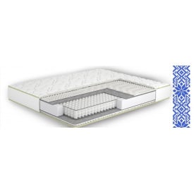 Ортопедичний матрац пружинний Matroluxe Kozak 140х200 см двоспальний Pocket-Spring