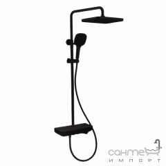 Душевая система Q-tap Sloup 57T105VNKBB черная с термостатом Київ