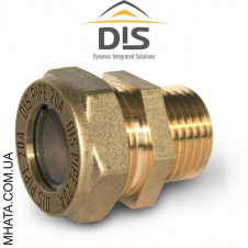 Муфта труба-зовнішнє різьблення BC20х1/2"(M) DISPIPE Корея
