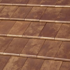 Керамическая черепица Tejas Borja Flat 10 Tech Tokyo Copper