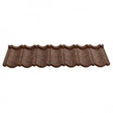 Фото - Композитна черепиця Novatik NATURA CLASSIC brown earth (коричневий) Композитна черепиця Novatik NATURA CLASSIC brown earth (коричневий)