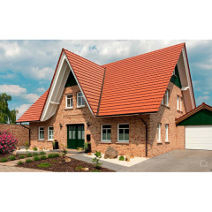 Керамическая черепица LAUMANS модель Mulden Variabel №14 красный ангоб Иршава