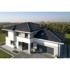 Керамическая черепица Creaton TITANIA 220 АНТРАЦИТ АНГОБА NUANCE Одеса