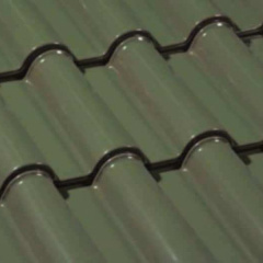 Керамическая черепица Umbelino TILE Glazed Зеленый мох (116542) Хуст