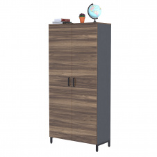 Шкаф офисный LT-90-190 Loft-Design Орех-антрацит