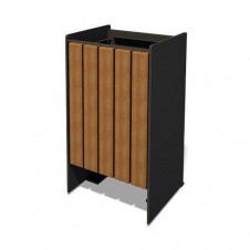 Урна GoodsMetall з металу та дерева 600х350х300 GM2
