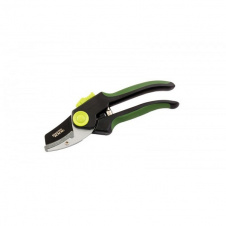 Секатор садовий MASTERTOOL 200 мм ручки ABS+TPR лезо Mn65+тефлон ковадло 14-6124