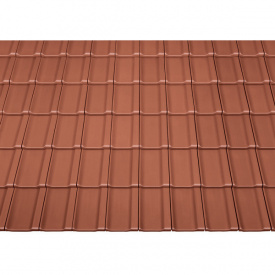 Керамическая черепица Braas Topaz 11V МЕДНЫЙ