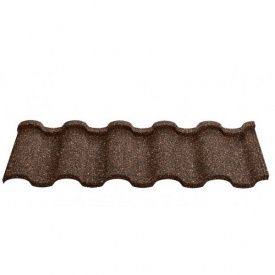 Композитна черепиця Novatik NATURA ROMAN brown earth (коричневий)