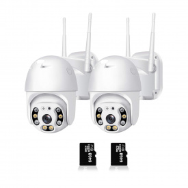 Комплект наружного видеонаблюдения 2в1 поворотная уличная IP камера Easy Cam G3 WIFI