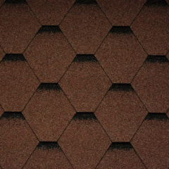 Бітумна черепиця Icopal Plano Tema Natural Brown Хуст