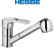 Смеситель для кухни елка с лейкой HESBE HANSBERG (Chr-014)