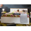 Ліжко двоспальне LOZ 160 з каркасом Бука німфея альба + дуб артизан Гербор Київ