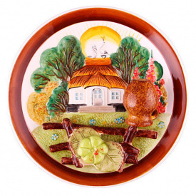 Декоративна тарілка Будиночок 21 см Lefard AL30427