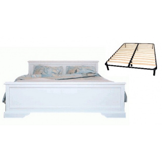 Ліжко 160 з каркасом Клео білий Гербор