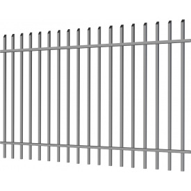 Металевий паркан Деко сек'юріті 2.5х2 з профільної труби