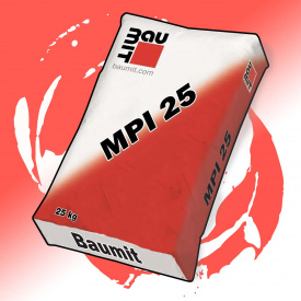 Штукатурная цементно-известковая смесь Baumit MPI 25 мешок 25 кг