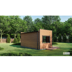 Модульна сауна для дачі 6х3м Gartensauna-3 під ключ від виробника. Сарни