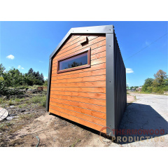 Лазня мобільна барн хаус 3,5 х2, 3х2, 7м Sauna barn house 01 Thermowood Production Ukraine Пологи