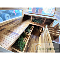 Квадро бочка 4,0м LUX виконання Fassauna Thermowood Production Боярка