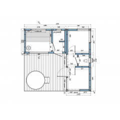 Модульный гостевой дом c баней 6,3х6,0м Sauna House 5 от Thermowood Production Васильков