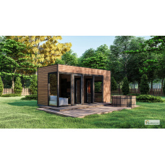 Каркасно-модульна лазня 6х3м Gartensauna-2 під ключ від виробника Переяслав-Хмельницький