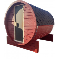 Мобільна лазня бочка із бруса Fassauna-2,0 під ключ 2,0х2,15м від виробника Thermowood Production Обухів