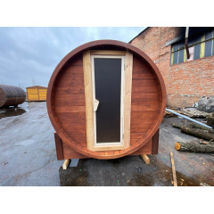 Мобільна лазня бочка із бруса Fassauna-2,0 під ключ 2,0х2,15м від виробника Thermowood Production Обухів