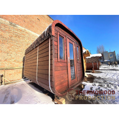 Мобільна квадро баня бочка 2.4x3.0м під ключ від Thermowood Production Київ