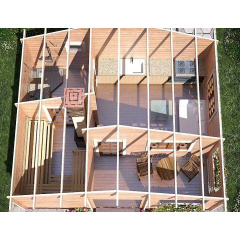 Баня деревянная из профилированного бруса 6х5 Изюм