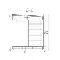 Сауна 3,6х2.3 отделка термо рейка Gartensauna-10 Thermowood Production под ключ от производителя Переяслав-Хмельницкий