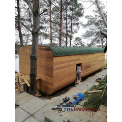 Сауна Cube Quadro 9,0x3,5m от производителя Thermowood Production Чернигов