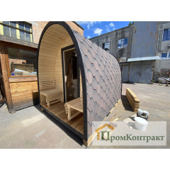 Мобільна лазня бочка у стилі Іглу 2.2х3.0м Outdoor POD Sauna Igloo Вінниця