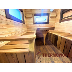 Сауна Cube Quadro 5,6x2,4m с монтажом от производителя Thermowood Production Рівне