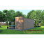 Сауна с прихожей и террасой 7,6x2,6 м Gartensauna-15 Thermowood Production под ключ от производителя Софиевская Борщаговка