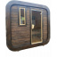 Sauna Cube Quadro Black 2,35x2,0m Thermowood Production Київ