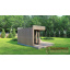 Баня 4,6х2,3м отделка термо рейка Gartensauna-13 Thermowood Production под ключ от производителя Смела