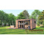 Модульный дачный дом c баней 6,0х4,6м Sauna House 9 от Thermowood Production Вараш