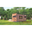 Модульный каркасный дом 6,8х5,6м с баней Sauna House 6 под ключ от Thermowood Production Кривой Рог
